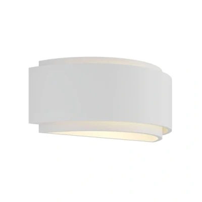 Immagine di Lindby applique &#039;Cassian&#039; dimmerabile (Moderno) colore Bianco, in Argilla ad es. Cucina (1 luce, E14)