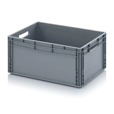 Immagine di Auer Packaging Contenitore euro, 60 x 40 27 impilabile, cm, colore: grigio