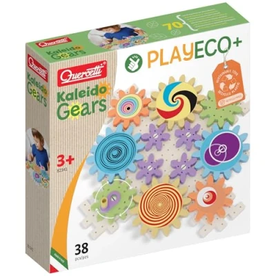 Immagine di Quercetti Kit in bioplastica con ingranaggi Play Eco+ Kaleido Gears