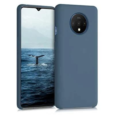 Immagine di kwmobile Cover per OnePlus 7T Custodia Back Case Smartphone in Silicone TPU Protezione Gommata ardesia scuro