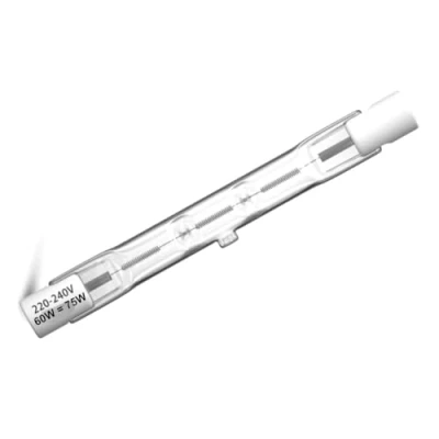 Immagine di oniroview Lampadina r7s 78mm Alogena 60W = 75W Lineare Dimmerabile Luce Calda (2)
