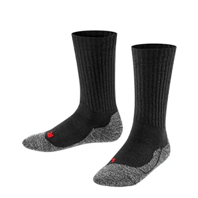 Immagine di Falke Active WARM Anatomical Plush SOLE Calze per bambini, Taglia: 27 30, Black
