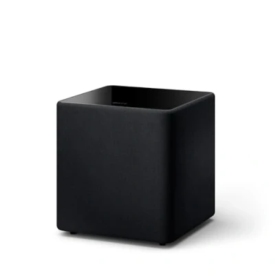 Immagine di KEF Kube 10 MIE Subwoofer, Nero Amplificatore 300W Classe D RMS Driver dei bassi pollici Estensione intelligente (iBX) RCA phono Musica Home Cinema Gaming