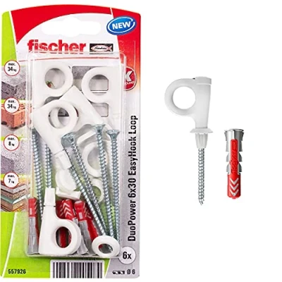 Immagine di Fischer DuoPower 6x30 EasyHook Loop K (6) Assortimento tasselli 557926 1 KIT