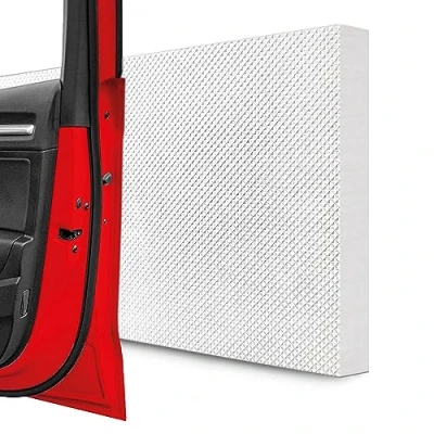 Immagine di STRACKS® 4 protezioni da parete per garage, 40 x 20 2 cm, extra spesse, la vostra auto e del protezione autoadesiva dei bordi della porta, set motivi a quadri, colore