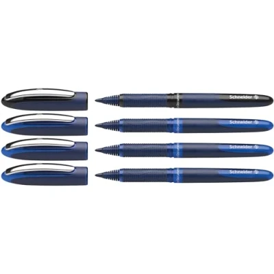 Immagine di Schneider Schreibgeräte Penna roller One Business 06 0.6 mm Nero, Blu 183084 4 pz.