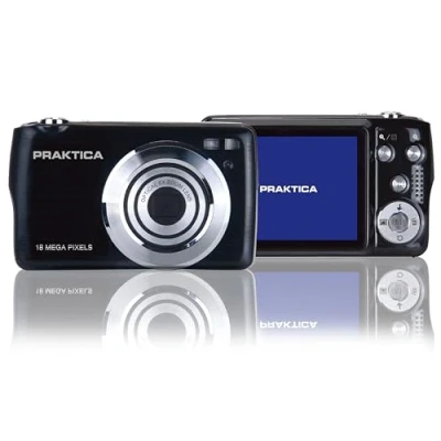 Immagine di Praktica Fotocamera digitale compatta, 18 MP, zoom ottico 8x, livello base per principianti, bambini, studenti