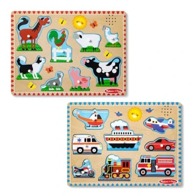 Immagine di Melissa &amp; Doug Sound Puzzle Bundle