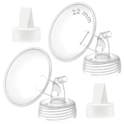 Immagine di Maymom Flangia da 22 mm e valvola a becco d&#039;anatra compatibile con Spectra S1 S2 9 Plus Parti della pompa non originali Sostituire