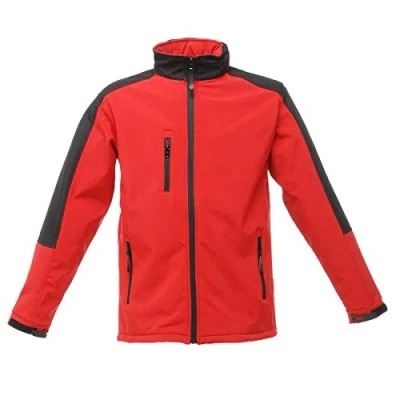 Immagine di Regatta Softshell 3 Strati Hydroforce Impermeabile &amp; Traspirante con Cappuccio Integrato Soft Shell, Uomo, Classic Red/Black, L