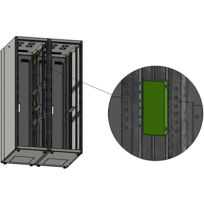 Immagine di Digitus DN 19 BGL 1 pollici Accessorio di montaggio Metallo, Argento