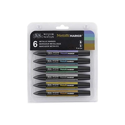 Immagine di Winsor &amp; Newton Metallicmarker 6 Set 1