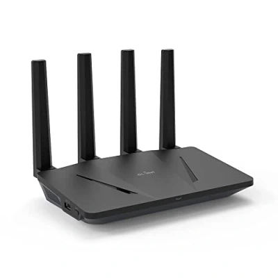 Immagine di GL.iNet GL AX1800(Flint) WiFi 6 Router Dual Band Gigabit Wireless Internet 5 x 1G Ethernet Ports Up to 120 Devices Amazing OpenVpn&amp;Wireguard Speed WPA3 Security MU MIMO 802.11ax