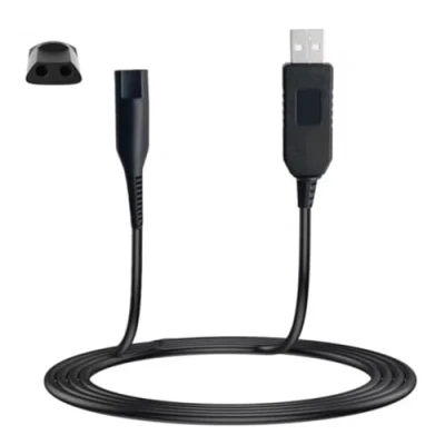 Immagine di Sostituzione Cavo di Ricarica USB 12V per Rasoio Elettrico Braun Serie 1/2/3/4/5/7/9, 370 3040S 310S 340S 720S 4 7865cc 9090cc