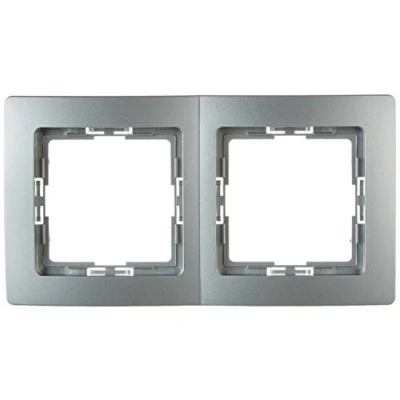 Immagine di Kopp 402520010 Confezione professionale Mascherina a 2 ingressi (5 pezzi) Paris argento, 1 pezzi,