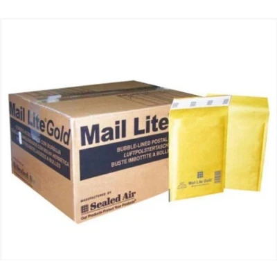 Immagine di Mail Lite A/000 JL000 Buste imbottite 110 x 160 mm, confezione da 100 pezzi, colore: Oro