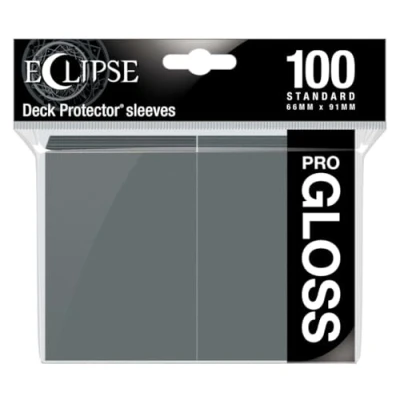 Immagine di Ultra Pro Eclipse Gloss Standard Sleeves (confezione da 100) Grigio fumo, Colore, E 15611