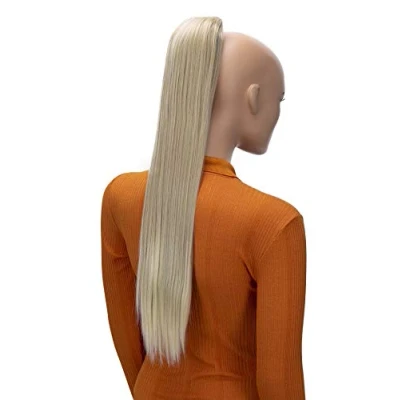 Immagine di CAISHA 65cm Lunga Coda die Cavallo Kim Extensions Per I Capelli Con Coulisse Parrucche Donna Liscio Biondo Chiaro Mix PH619