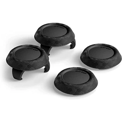 Immagine di SCUF Gommini per Analogici Confezione da 4 con 2 Basi Pulse Impugnature il Pollice del joystick Xbox One e Series XS, PS4, PS5, Nintendo Switch Pro Controllore Nero