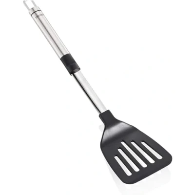 Immagine di Leifheit Pfannenwender Spatola, Acciaio Inox, Argento/Nero, 12.5 Centimeters cm