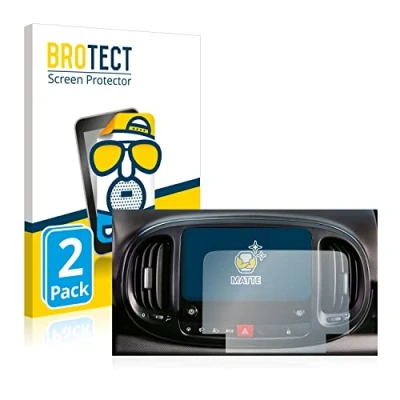 Immagine di brotect Pellicola Protettiva Opaca per Fiat 500L 2022 Uconnect 7&quot; Anti Riflesso (2 Pezzi)