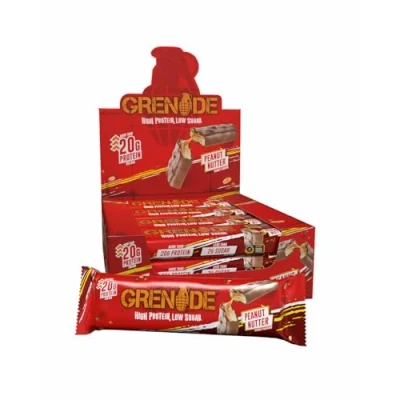 Immagine di Grenade Barretta Proteica a Basso Contenuto di Carboidrati Peanut Nutter, 12 x 60 g