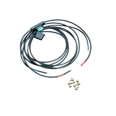 Immagine di enjoysolar Cavo batteria da 6 mm², regolatore di carica solare e con fusibile occhielli M8 (30 A mm² + morsetti 2 m M8)