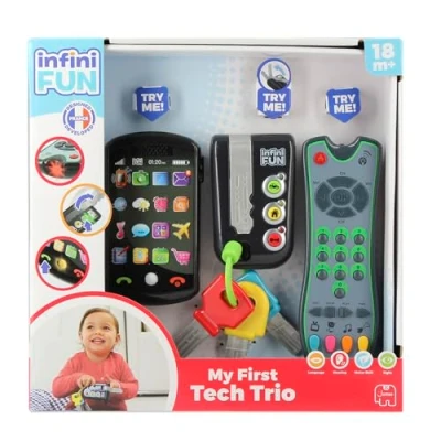 Immagine di Kurio DES0889 Tech Too, Set di Giochi elettronici per Bambini, incl. Telefono, Chiavi e Telecomando [Lingua Tedesca]