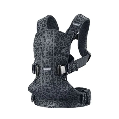 Immagine di BabyBjörn Marsupio One Air, Mesh 3D, Antracite/leopardo