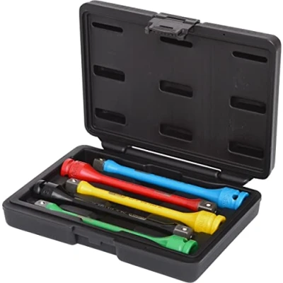 Immagine di KS TOOLS 515.1060 Serie di prolunghe, Chiave a bussola 12,5 (1/2&quot;) Acciaio al cromo molibdeno