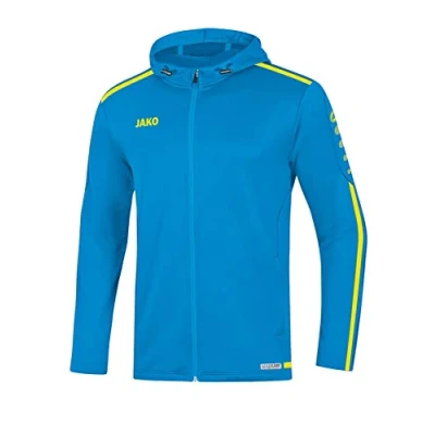 Immagine di JAKO Striker 2.0 Felpa con Cappuccio, da Uomo, 6819, Blau/Neongelb, XXL