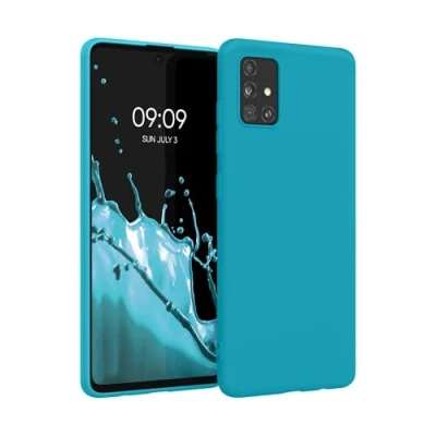 Immagine di kwmobile Custodia Compatibile con Samsung Galaxy A51 Cover Back Case per Smartphone in Silicone TPU Protezione Gommata ghiaccio freddo