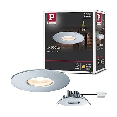 Immagine di Paulmann House 79666 Lampade da incasso per esterno a LED (monocolore) 5.8 W Argento