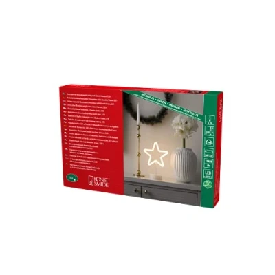 Immagine di Konstsmide 3068 100 Sagoma a LED Stella Bianco caldo (monocolore)