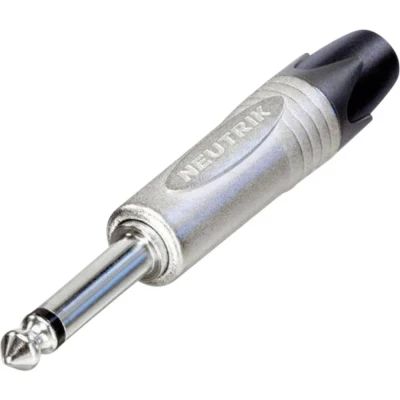 Immagine di Neutrik NP2X Jack 6.35 mm Spina dritta Numero Poli (num): 2 Mono Argento 1 pz.
