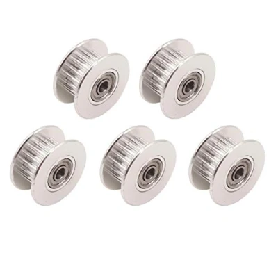 Immagine di Winsinn 2 GT GT2 alluminio cinghia dentata puleggia 20 denti 3 mm 5 16 foro per stampante 3D 6 10 larghezza (confezione da pezzi), 6MM 20T 3mm Bore, With Tooth