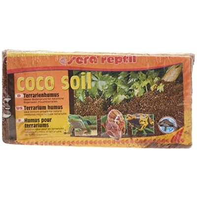 Immagine di sera Reptil Coco Soil Humus terrario in Fibra di Cocco per terrari umidi