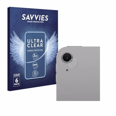 Immagine di savvies (6 Pezzi Pellicola Protettiva per Apple iPad Air 11&quot; WiFi Cellular 2024 (SOLO Fotocamera) Protezione Schermo Trasparente