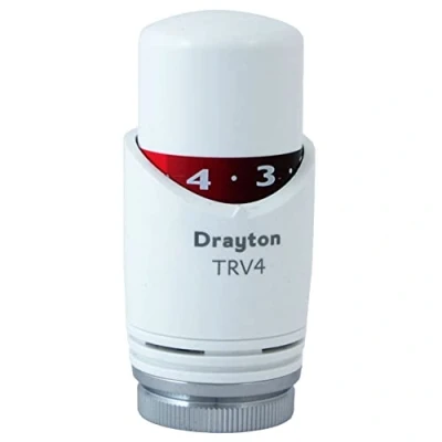Immagine di Drayton 0707007 TRV4 Valvola termostatica di ricambio per radiatore TRV4, colore: Bianco