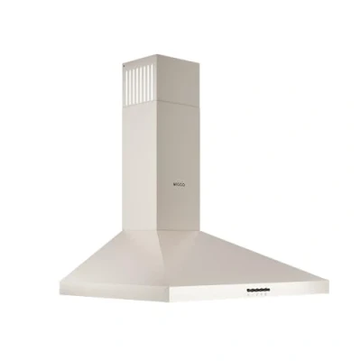 Immagine di Wiggo A630P cappa aspirante 60 cm, 680 m3/h, per cucine grandi, 3 livelli di aspirazione, classe efficienza energetica A, con 2 filtri a carbone, parete, colore: crema