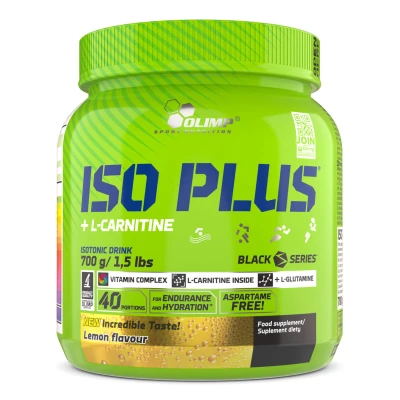 Immagine di OLIMP ISO PLUS + L CARNITINE 700 GR Limone