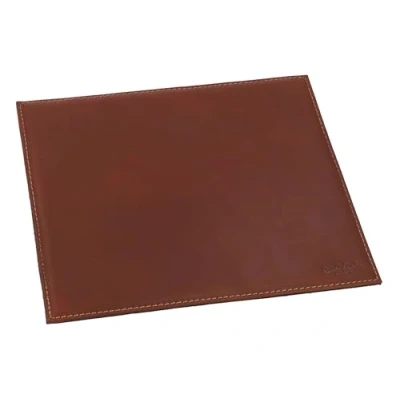 Immagine di Gusti Leder studio Jordis tappetino per mouse in pelle di Bufalo pratico Vintage vera marrone 2E7 22 6