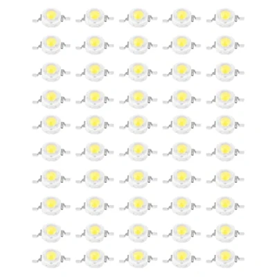 Immagine di Chip LED, 1 W ad alta potenza LED Beads emettitore componenti Lighting FIXTURE DIY di SMD diodo luminescente White