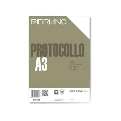 Immagine di fabriano protocollo a4 uso bollo 200fg 60gr