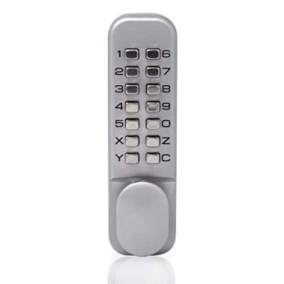 Immagine di Yale P DL02 SC Serratura a Pulsante, Finitura cromata, Silver