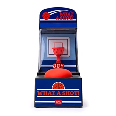 Immagine di Legami Mini Arcade di Basket, 3 Intervalli Gioco 45, 90, 120 Secondi, con Luci e Suoni, Batterie AA Non Incluse, 10X32,5 cm, Unica, BASK0001