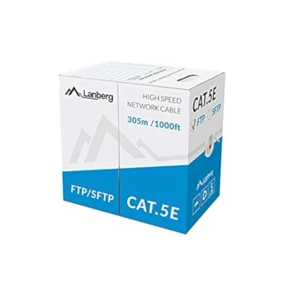 Immagine di Lanberg LCF5 10CC 0305 S Networking Cable 305 m Cat5e F/UTP (FTP) Grey