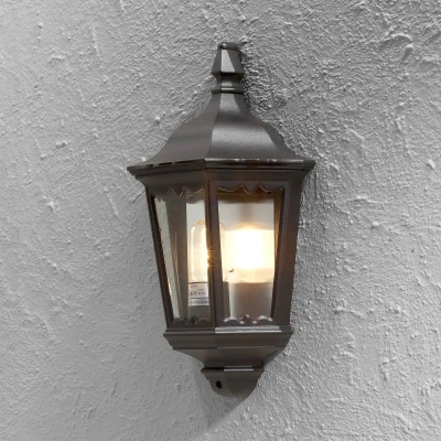 Immagine di Konstsmide Firenze 7229 750 Lampada da parete per esterno a risparmio energetico, LED (monocolore) E27 100 W Nero