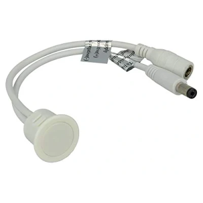 Immagine di LEDLUX CL2293 Interruttore Led Dimmer Touch Da Incasso Bianco 12V 24V 4A Con Cavo DC JACK 5.5x2.1mm