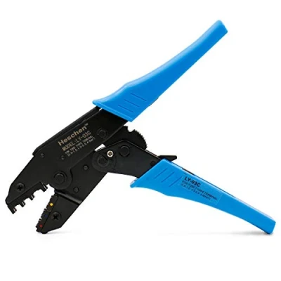 Immagine di Heschen pinza crimpatrice a crimpare LY 03C crimpatura dei terminali isolati utilizzati per 0,5 6 mm² (20 10 AWG) blu